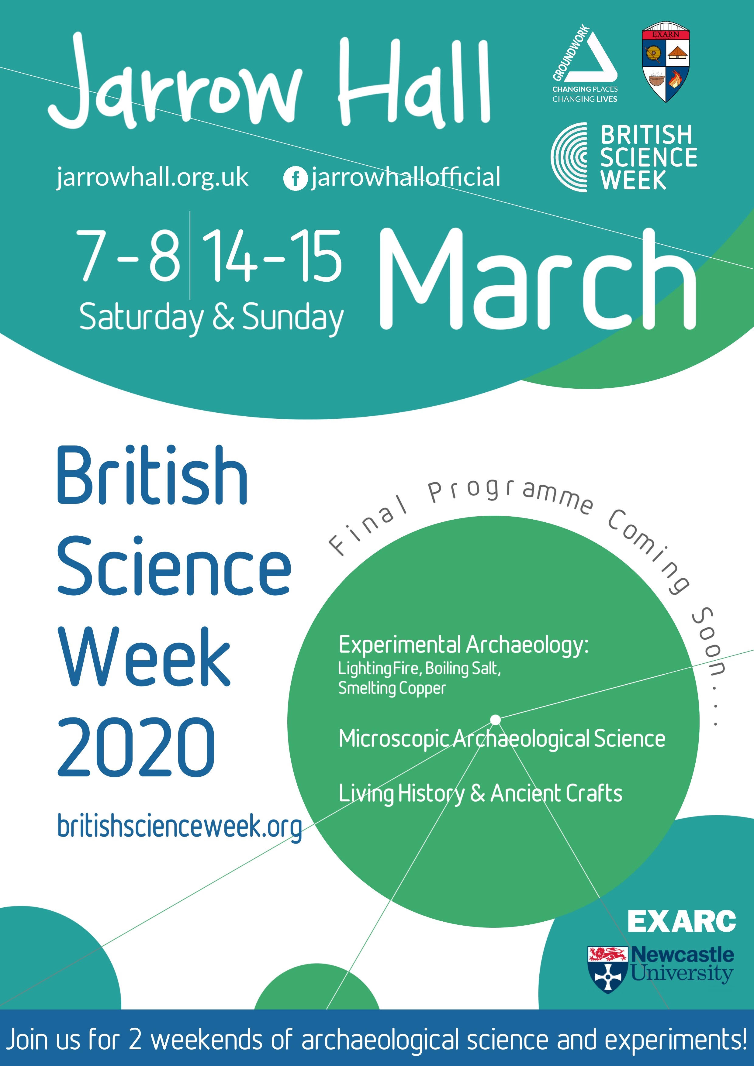 British Science Week at Jarrow Hall EXARC